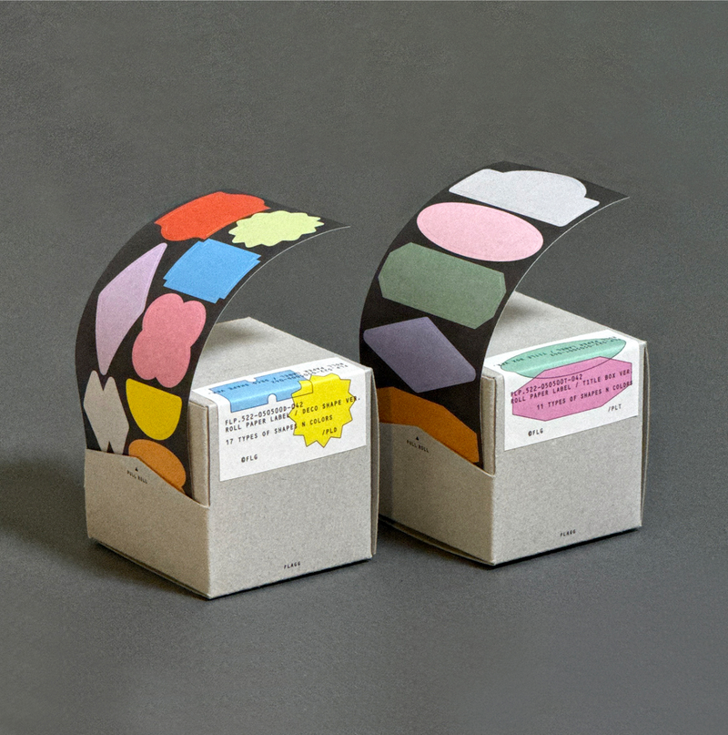 Roll Paper Label - Title Box
