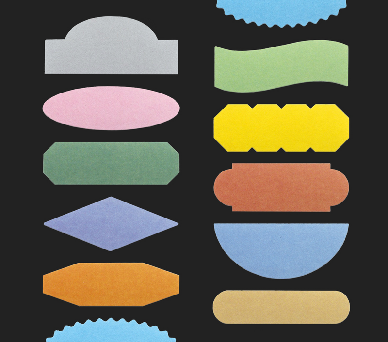 Roll Paper Label - Title Box