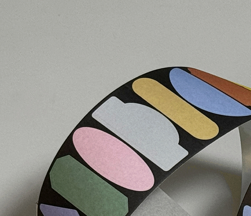 Roll Paper Label - Title Box