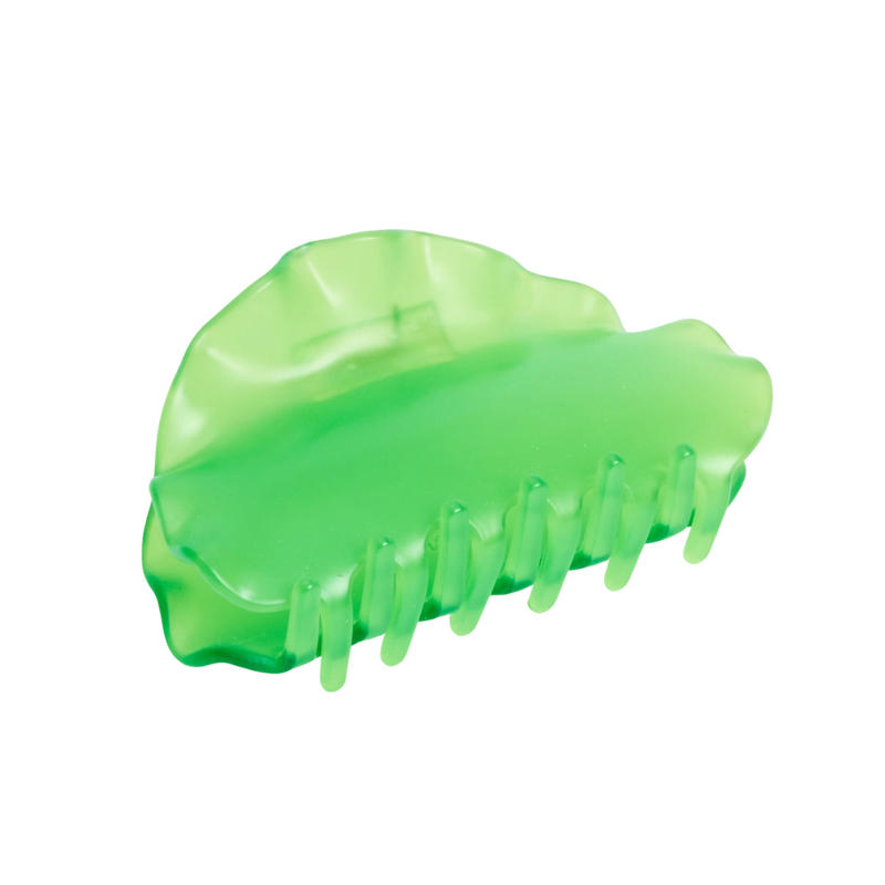 Suki Claw in Green Ruffle