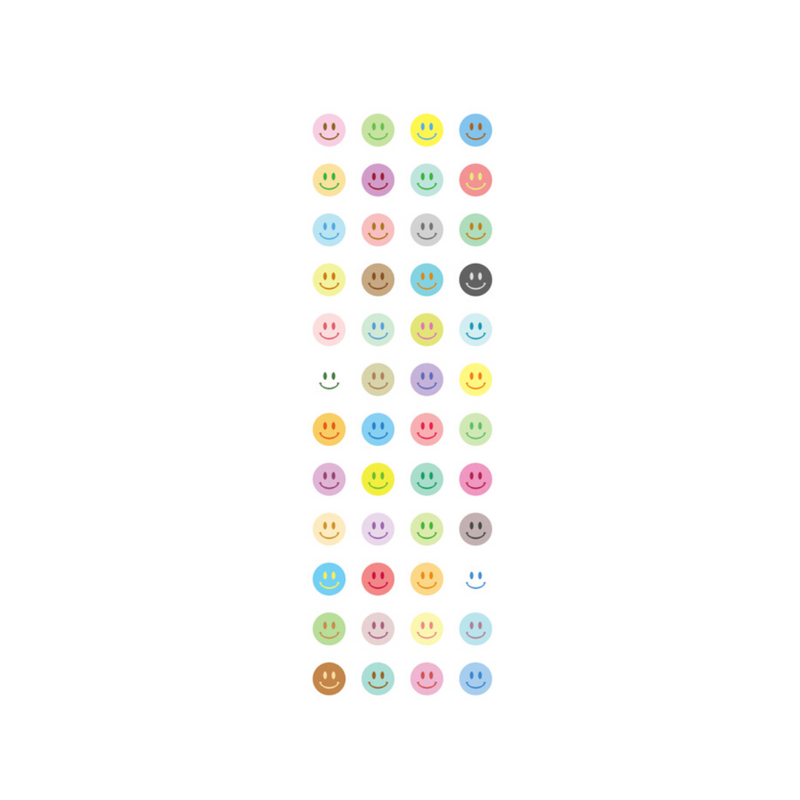 Colourful Smile Seal Sticker