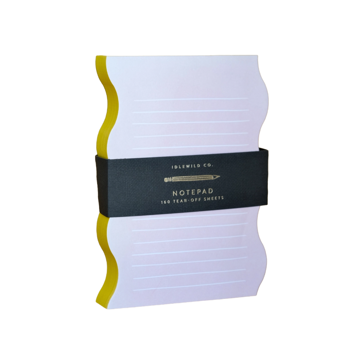 Wavy Lined Notepad
