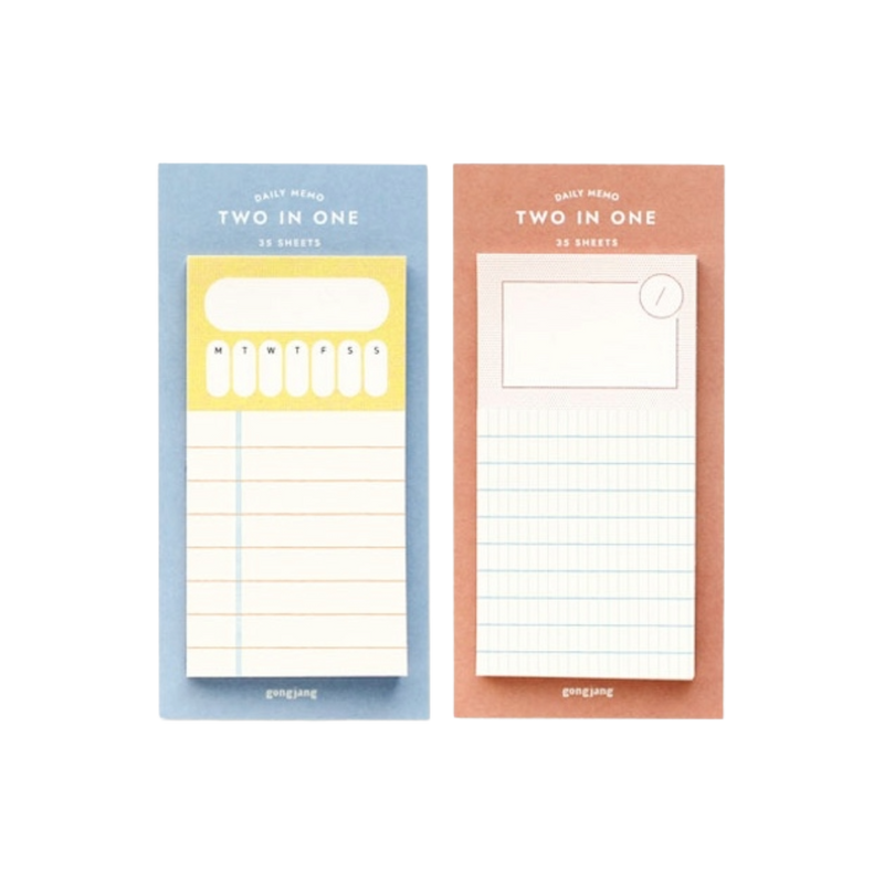 Two in One Sticky Memo - Daily