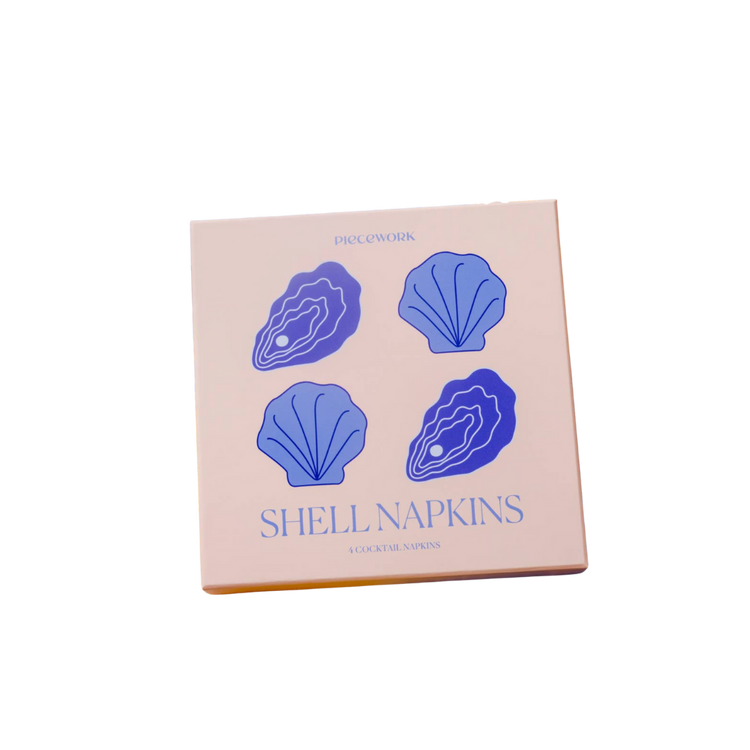 Shell Cocktail Napkins - Set of 4