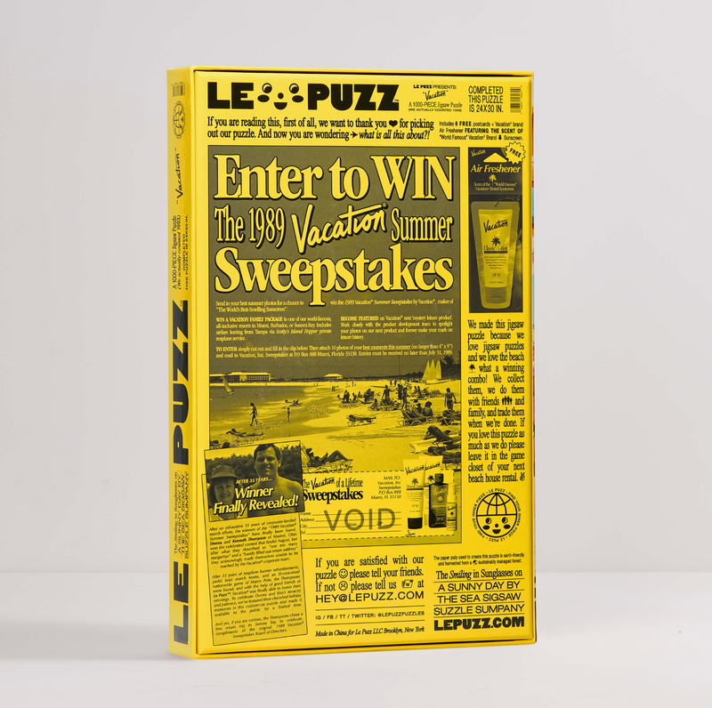 Vacation 1000 Piece Puzzle