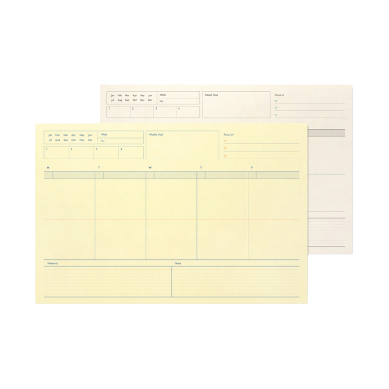 Weekly Pad - Blue