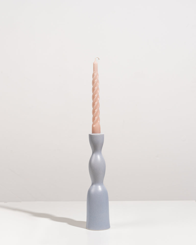 Wave Candleholder Tall - Lilac