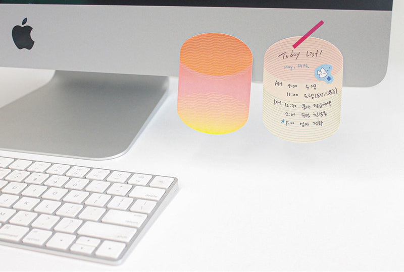 Cylinder Sticky Memo