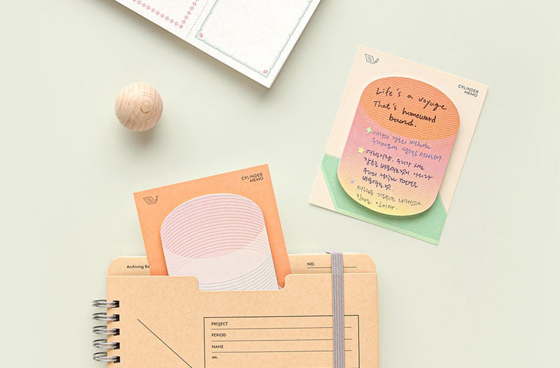Cylinder Sticky Memo