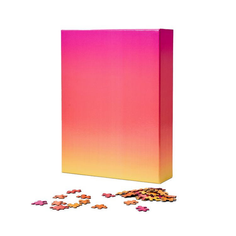 Gradient 1000 Piece Puzzle in Pink/Yellow