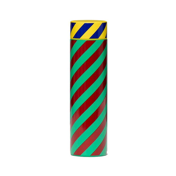 Pattern Thermal Flask in Stripe