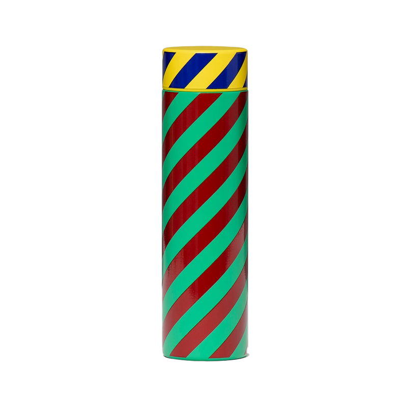 Pattern Thermal Flask in Stripe