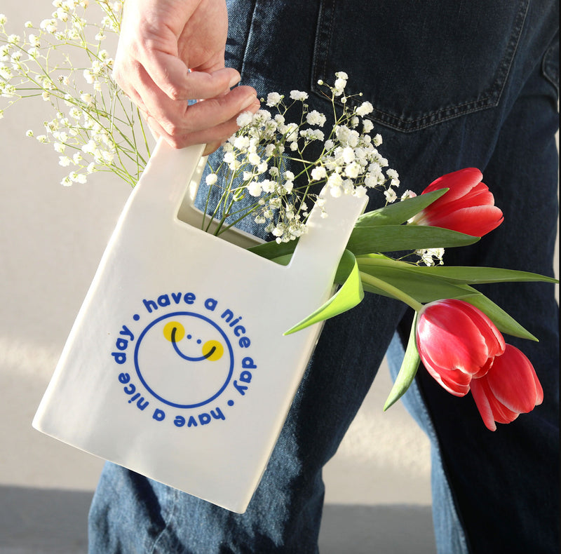 Shopping Bag Vase