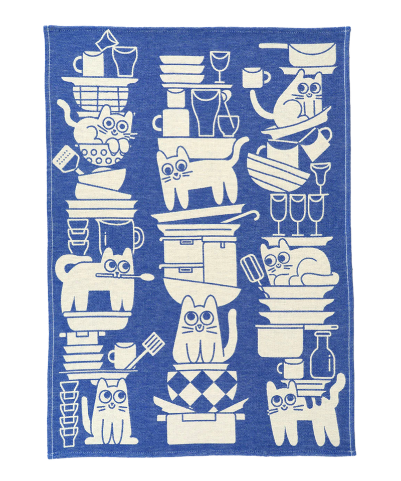 Kitchen Cats Tea Towel