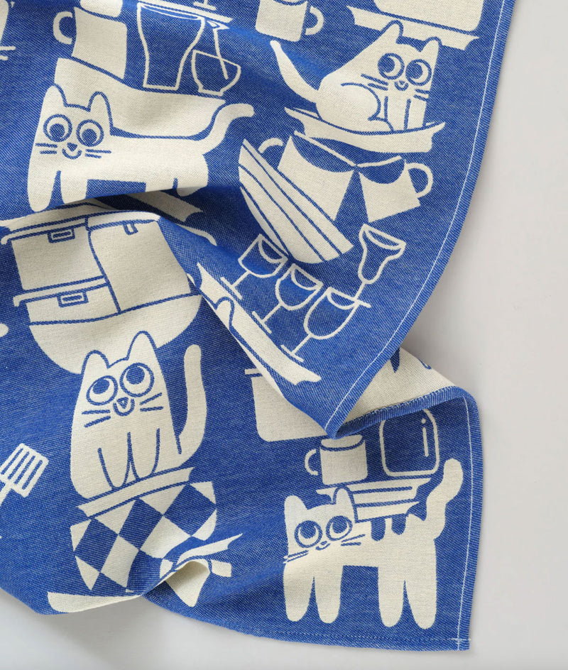 Kitchen Cats Tea Towel