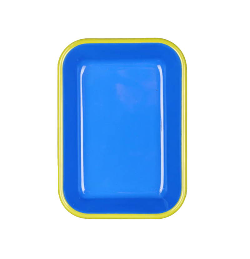 Colorama Medium Enamel Baking Dish in Blue