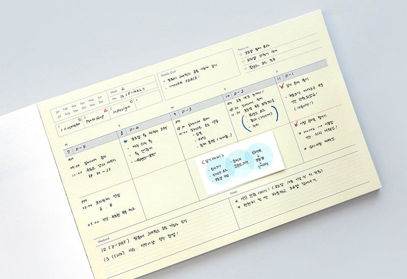 Weekly Pad - Blue