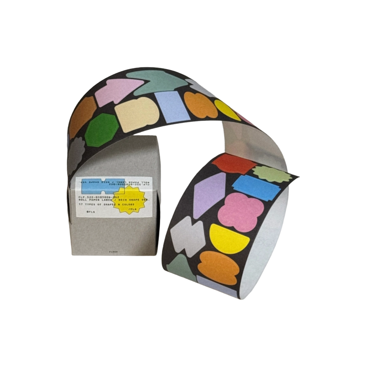 Roll Paper Label - Deco Shape