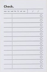 Happier Memo Pad - Check