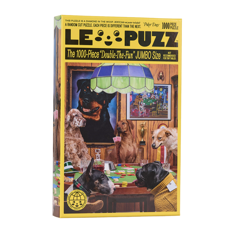 Poker Dogs 1000 Piece Puzzle
