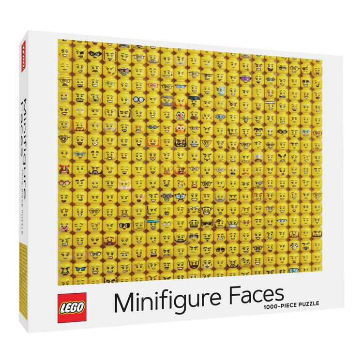 Lego Minifigure Faces 1000 Piece Puzzle