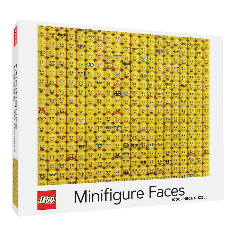 Lego Minifigure Faces 1000 Piece Puzzle