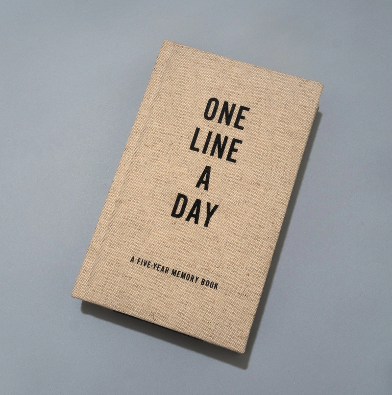 Canvas One Line A Day Five-Year Memory Journal