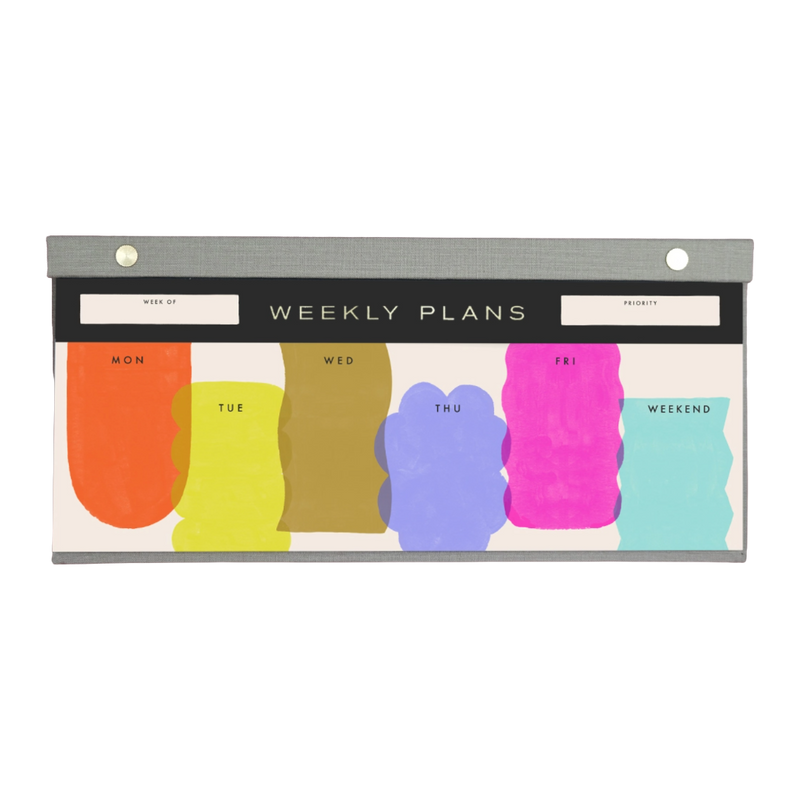 Painterly Shapes Weekly Planner