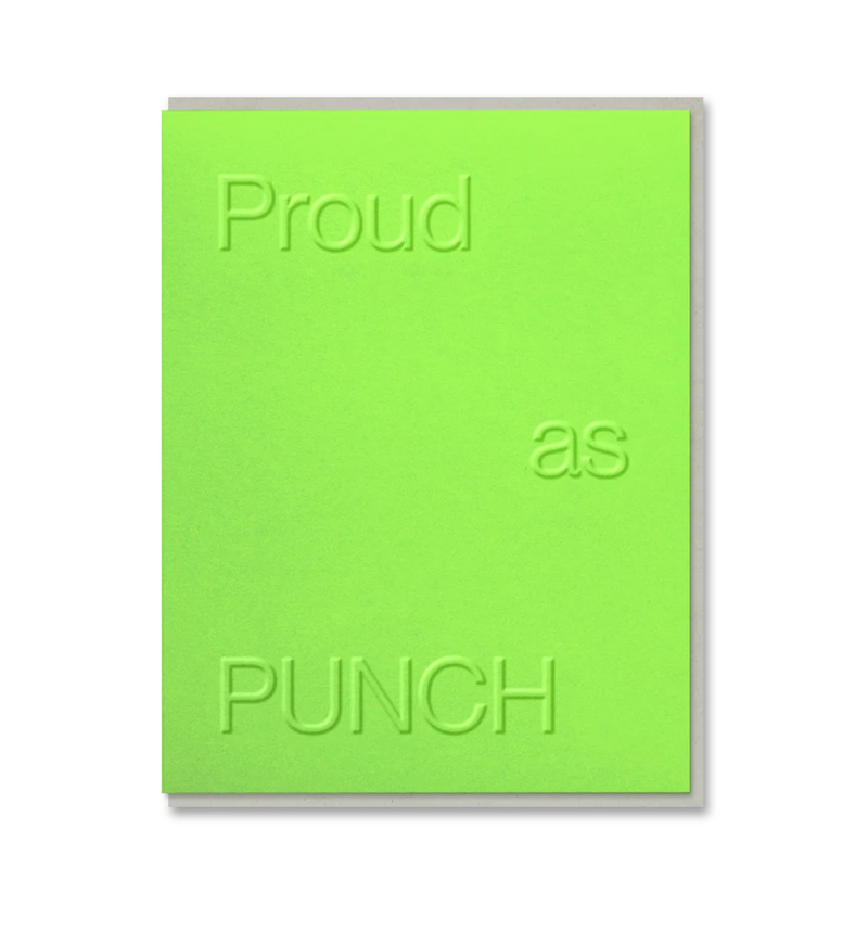 Proud as Punch Card