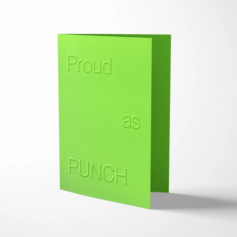 Proud as Punch Card
