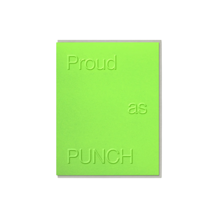 Proud as Punch Card