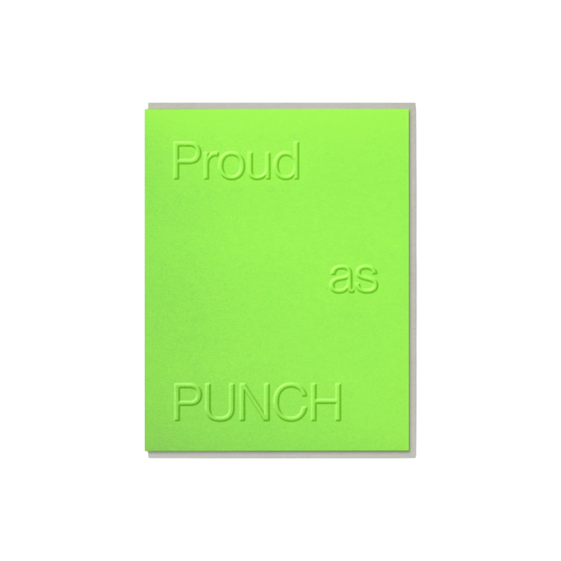 Proud as Punch Card