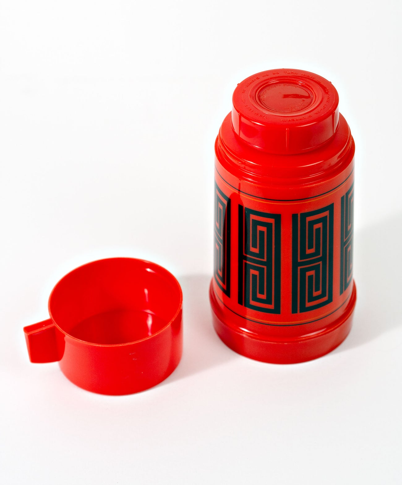 Vintage Small Red Thermos