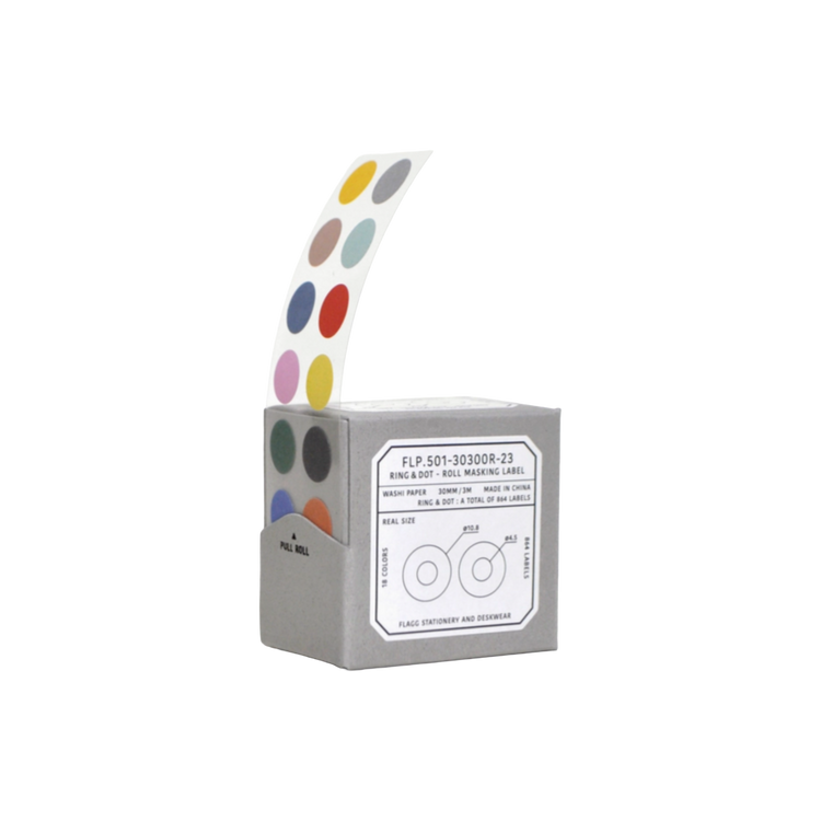 Roll Masking Label - Ring & Dot