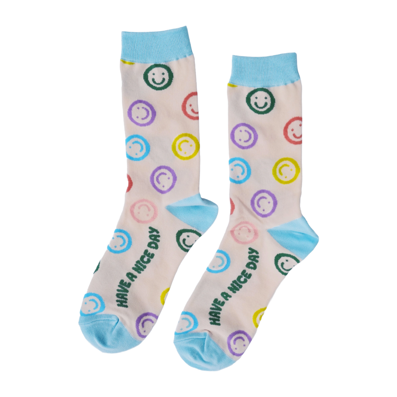Smiley Crew Socks