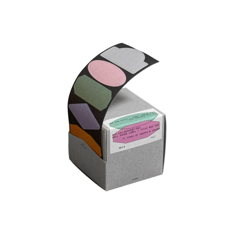 Roll Paper Label - Title Box
