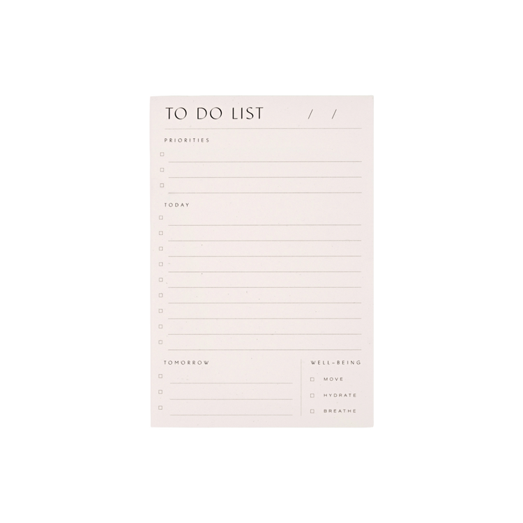 Guided To Do List Pad